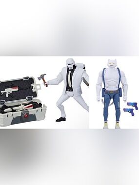 2 (Unboxed) 6IN. FORTNITE VICTORY ROYALE SERIES FIGURES— BRUTUS & MEOWSCLES